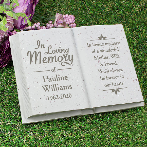 Personalised In Loving Memory Garden Memorial Stone