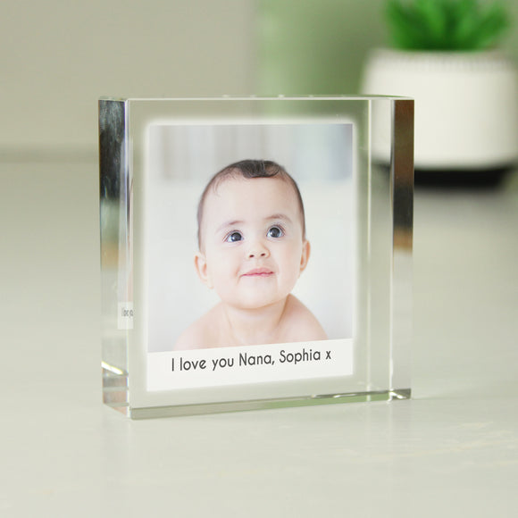 Personalised Photo Upload Crystal Token