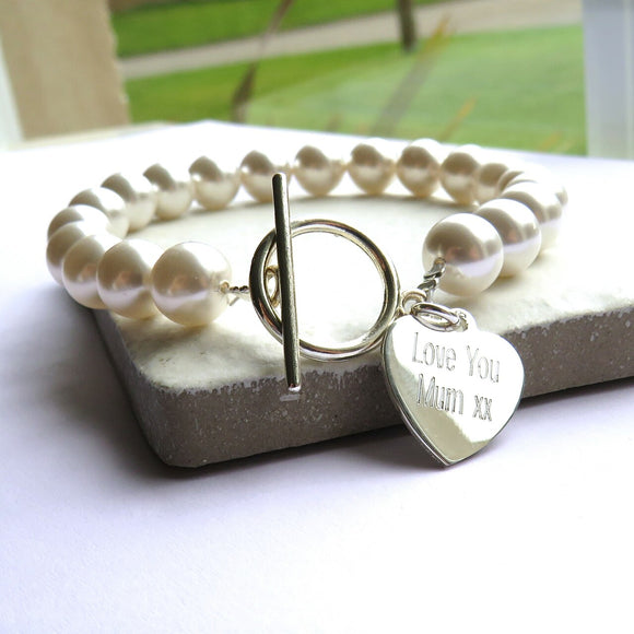 Personalised Affirmation Pearl Bracelet