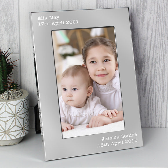 Personalised Silver Photo Frame