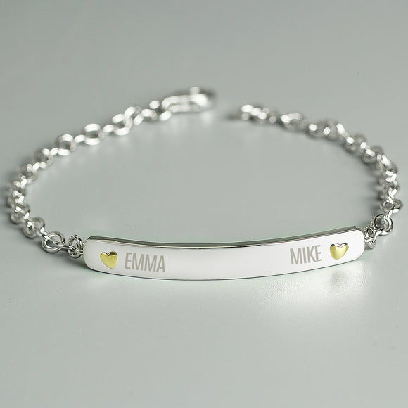 Personalised Double Name Bracelet