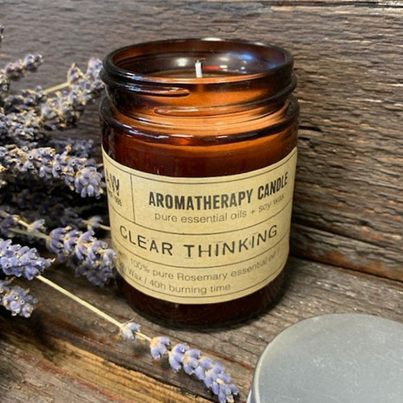 Aromatherapy Candle - Clear Thinking - Rosemary Oil