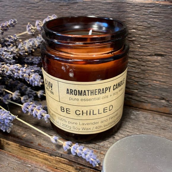 Aromatherapy Candle - Be Chilled- Lavender and Fennel